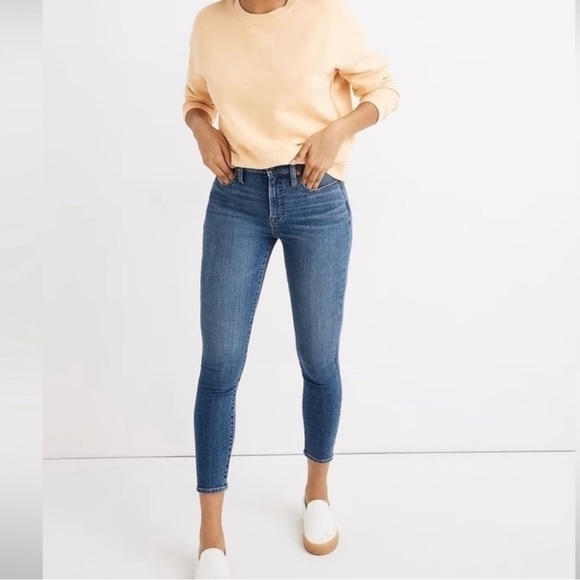 Madewell curvy high-rise skinny crop jeans - Picture 1 of 10